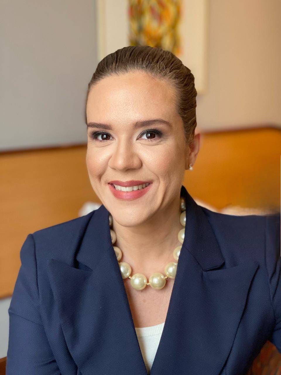 Retrato de Vládia Pompeu, Procuradora da Fazenda - Atual Corregedora do Ministério dos Portos e Aeroportos.
